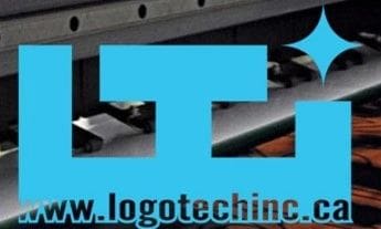 A logo of the company logotech inc.